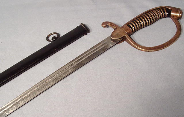 ANTIQUE GERMAN CUIRASSIER SWORD, BAVARIA 19TH