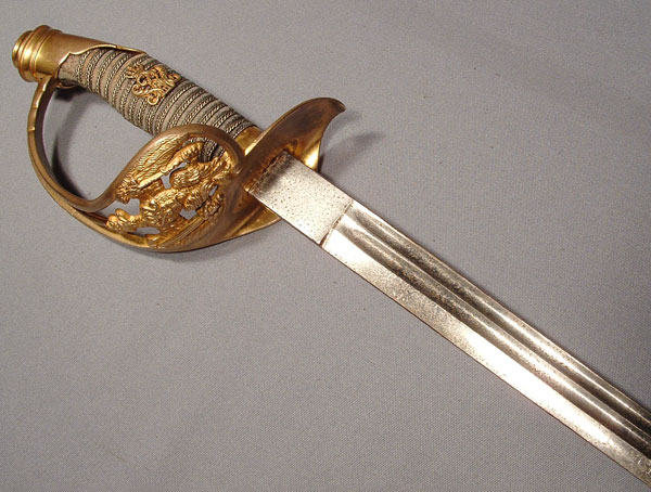 ANTIQUE PRUSSIAN OFFICERS SWORD MODEL 1889