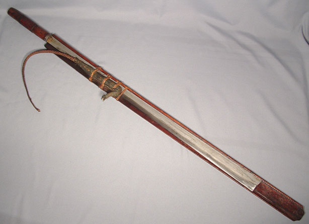ANTIQUE KACHIN-BURMA SWORD DHA, 19TH CENTURY