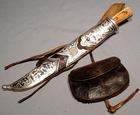 CENTRAL ASIAN BUKHARA ISLAMIC DAGGER KARD, 19th Century