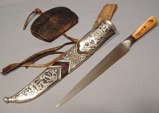 CENTRAL ASIAN BUKHARA ISLAMIC DAGGER KARD, 19th Century