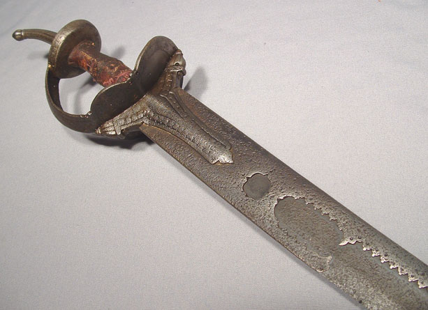 ANTIQUE INDO PERSIAN SWORD KHANDA, 17TH CENTURY