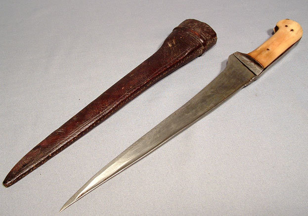 ANTIQUE INDO PERSIAN ISLAMIC DAGGER PESH-KABZ,