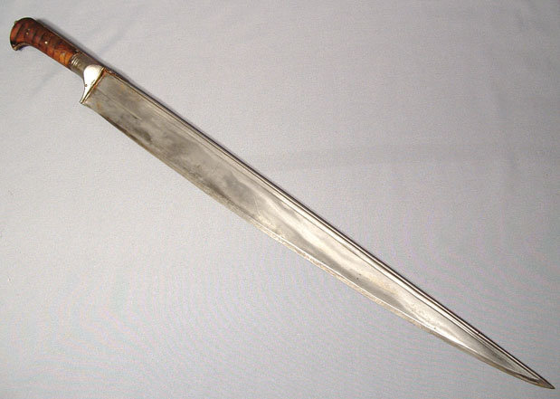 ANTIQUE INDO PERSIAN SWORD, KHYBER KNIFE, 18TH-19TH CENTURY