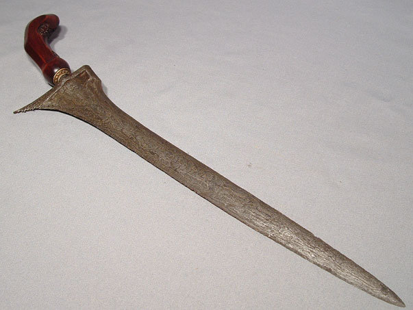 ANTIQUE KRIS- KERIS INDONESIAN SHORT SWORD, 19TH CENTURY