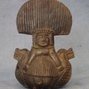 Antique Pre-Columbian Tairona Culture Ceramic Effigy Ocarina