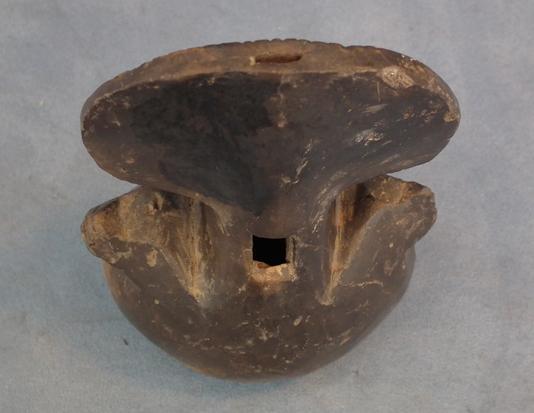 Antique Pre-Columbian Tairona Culture Ceramic Effigy Ocarina