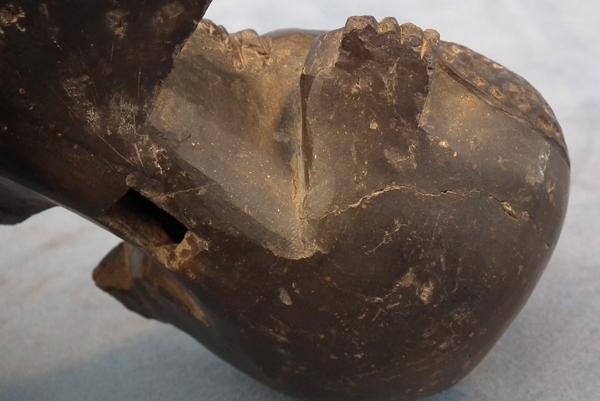 Antique Pre-Columbian Tairona Culture Ceramic Effigy Ocarina