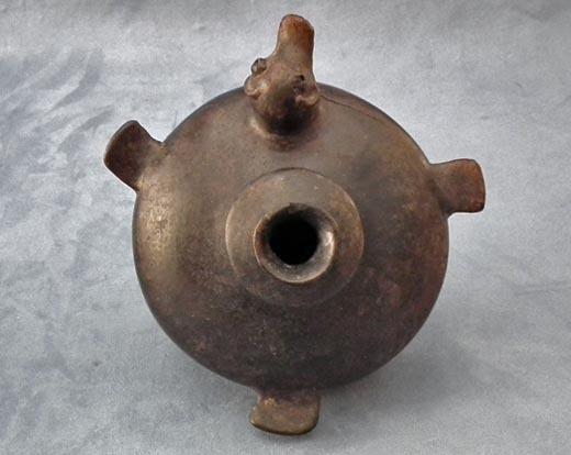 Ancient Colima Pre-Columbian Ceramic Effigy Vessel