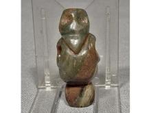 Antique Pre-Columbian carved Jade Bird Pendant Costa Rican Nicoya c 500 – 800 AD