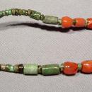 Antique Pre-Columbian Tairona culture necklace 500-1500AD Carnelians Jade Rock crystal