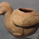 Antique Pr-Columbian Moche Terracotta Duck Effigy Vessel
