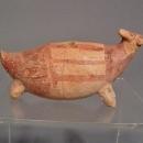 Antique Pre-Columbian, Chancay Terracotta effigy Llama Figure