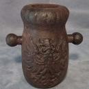 SOLD Antique Cannon European Iron Mortar Gun 17th century
