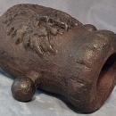 SOLD Antique Cannon European Iron Mortar Gun 17th century