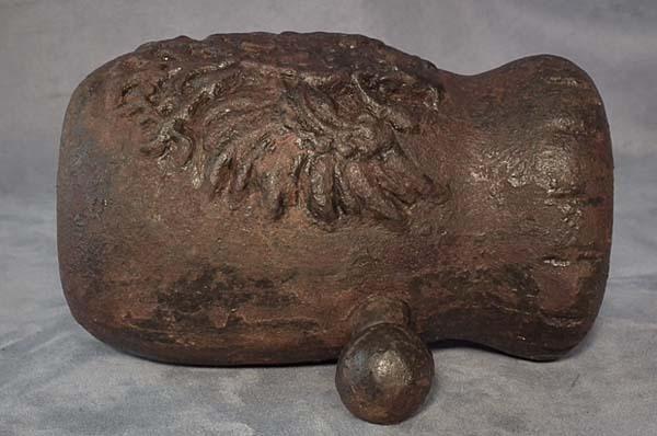 SOLD Antique Cannon European Iron Mortar Gun 17th century