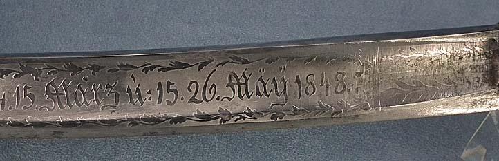 Antique Hungarian Presentation Sword, Sabre from the Hungarian Revolution 1848