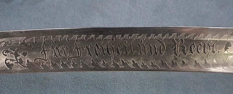 Antique Hungarian Presentation Sword, Sabre from the Hungarian Revolution 1848