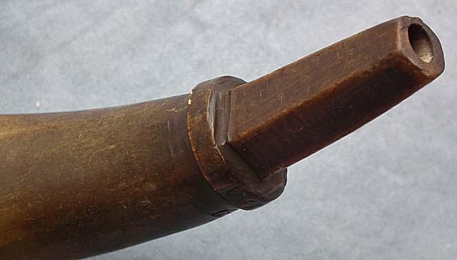 Antique 18th century Revolutionary War American rifleman Powder Horn