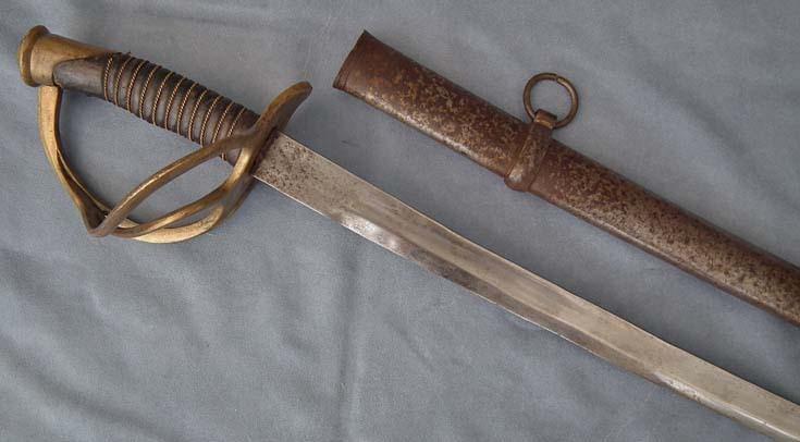 SOLD Authentic antique American Civil War Confederate Cavalry Saber Dog River Sword