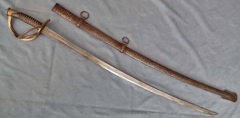SOLD Authentic antique American Civil War Confederate Cavalry Saber Dog River Sword