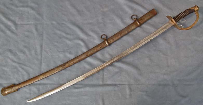 SOLD Authentic antique American Civil War Confederate Cavalry Saber Dog River Sword