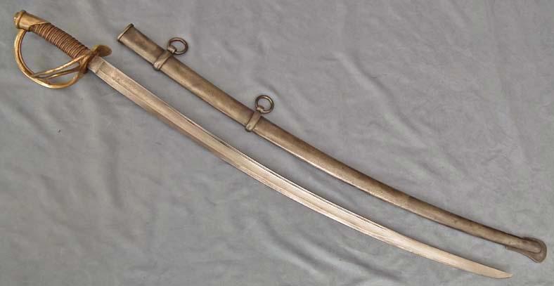 Authentic Antique American Civil War Confederate Cavalry saber Wristbreaker Sword
