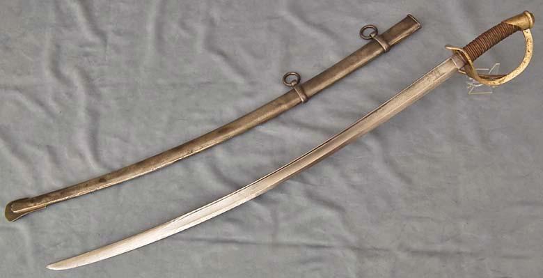 Authentic Antique American Civil War Confederate Cavalry saber Wristbreaker Sword