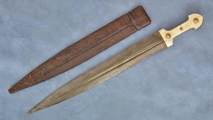 Antique Russian sword Cossack Caucasian Kindjal 19th century