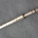 Antique Thai Siamese Siam- Thailand Silver Dagger Daab sword Dha knife Dah