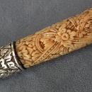 Antique Thai Siamese Siam- Thailand Silver Dagger Daab sword Dha knife Dah