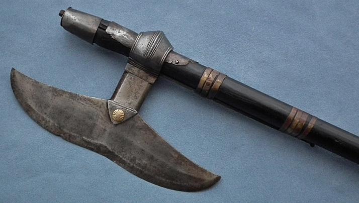 SOLD Antique Indian Axe Bullova Chota Nagpur 17th-18th c