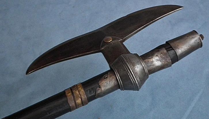 SOLD Antique Indian Axe Bullova Chota Nagpur 17th-18th c