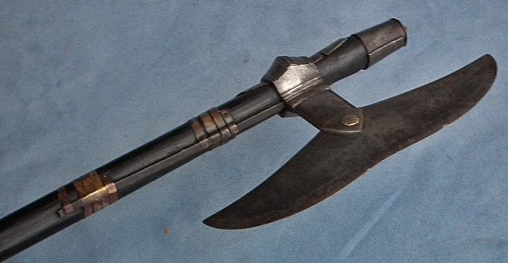 SOLD Antique Indian Axe Bullova Chota Nagpur 17th-18th c