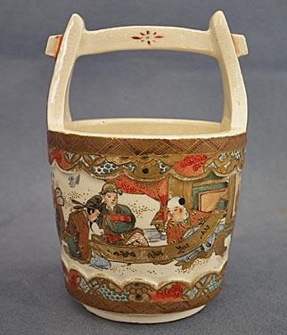 Antique Miniature Japanese Satsuma Ceramic Vase