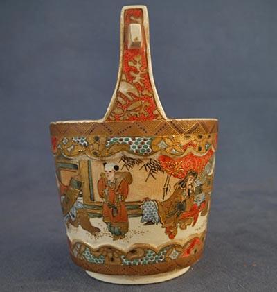 Antique Miniature Japanese Satsuma Ceramic Vase