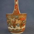Antique Miniature Japanese Satsuma Ceramic Vase
