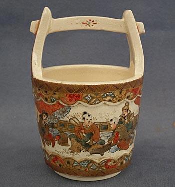 Antique Miniature Japanese Satsuma Ceramic Vase