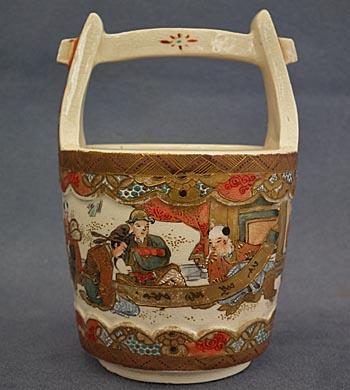 Antique Miniature Japanese Satsuma Ceramic Vase