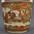 Antique Miniature Japanese Satsuma Ceramic Vase