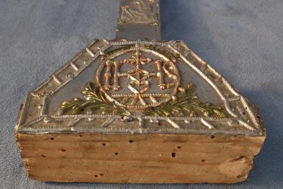 Antique 17th century Baroque silver Crucifix Cross