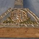 Antique 17th century Baroque silver Crucifix Cross