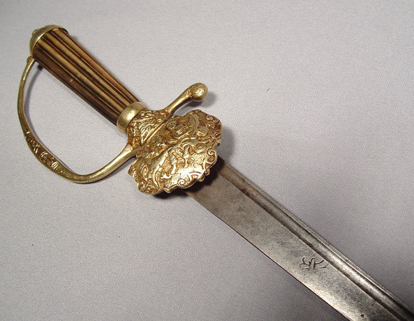 Antique Hunting Sword Hanger, 18th Century