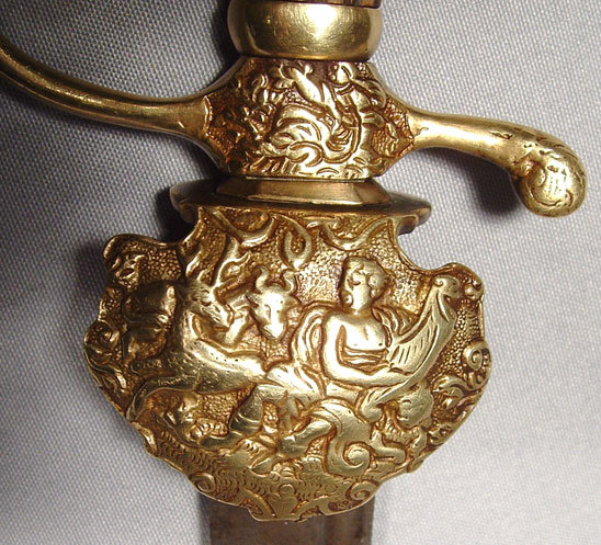 Antique Hunting Sword Hanger, 18th Century