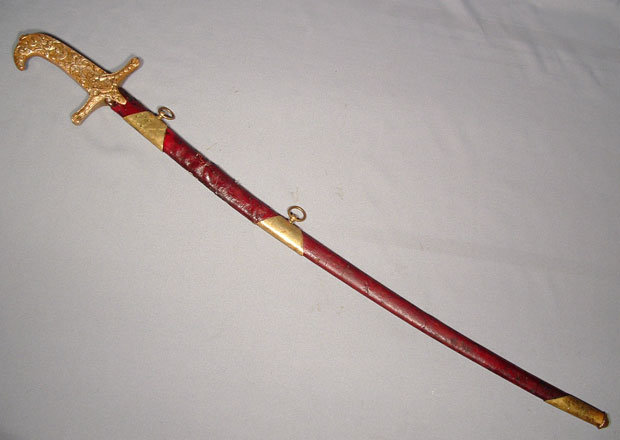 ANTIQUE SWORD, AMERICAN MAMELUKE STYLE, 19TH CENTURY