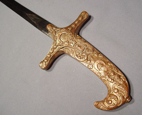 ANTIQUE SWORD, AMERICAN MAMELUKE STYLE, 19TH CENTURY