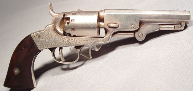 Antique American Percussion Revolver US Civil War Gun