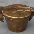 Antique Set of brass Nesting Apothecary's Weights 19th c