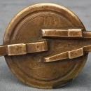 Antique Set of brass Nesting Apothecary's Weights 19th c