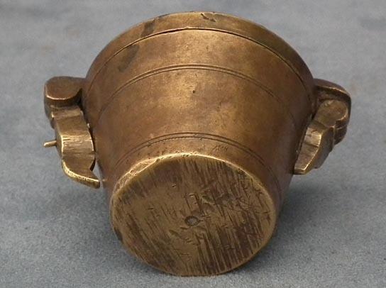 Antique Set of brass Nesting Apothecary's Weights 19th c